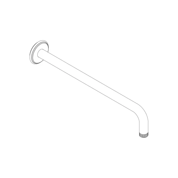 Curved shower arm, collection INstile by Aquaelite