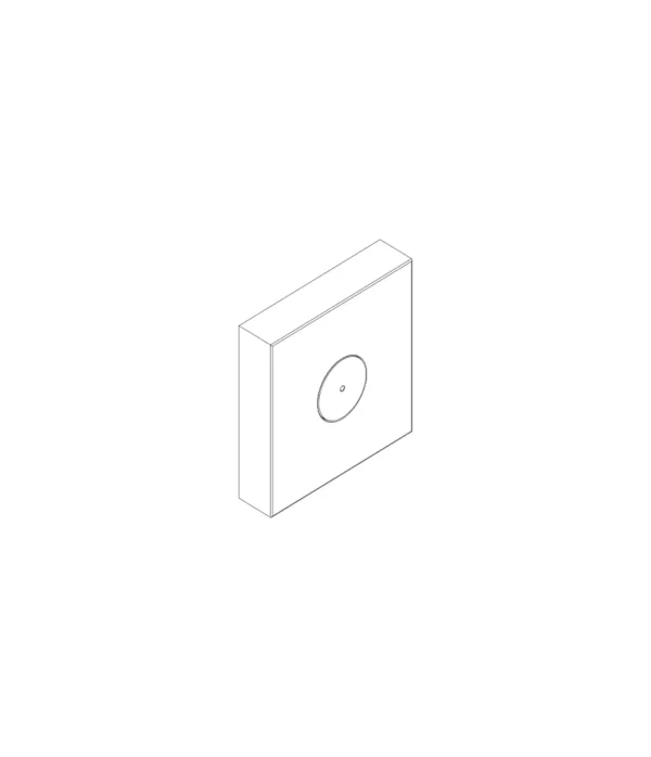Getto laterale fisso nebulizzato 65x65 mm by Aquaelite