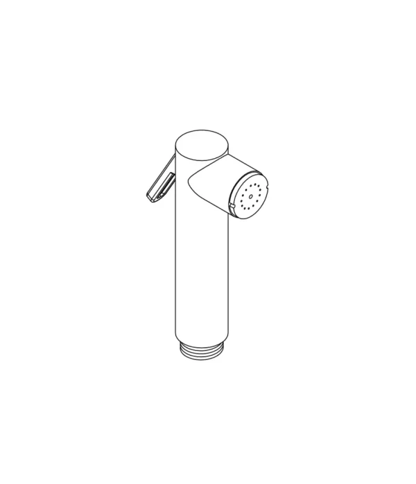 Doccia idroscopino/bidet ottone 2 getti by Aquaelite