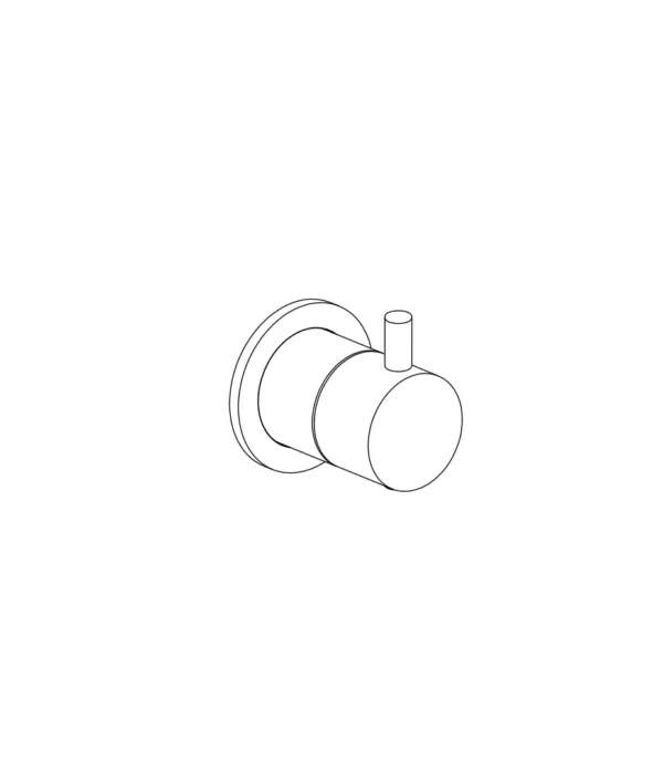 Deviatore doccia incasso 2 uscite, serie Kino by Aquaelite