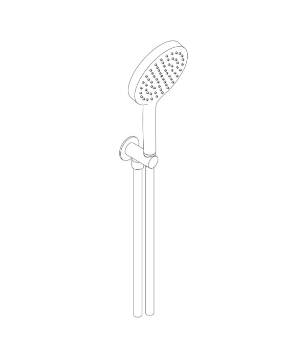 Set doccia con presa acqua e supporto fisso per doccia 3 getti ø 140 mm, by Aquaelite