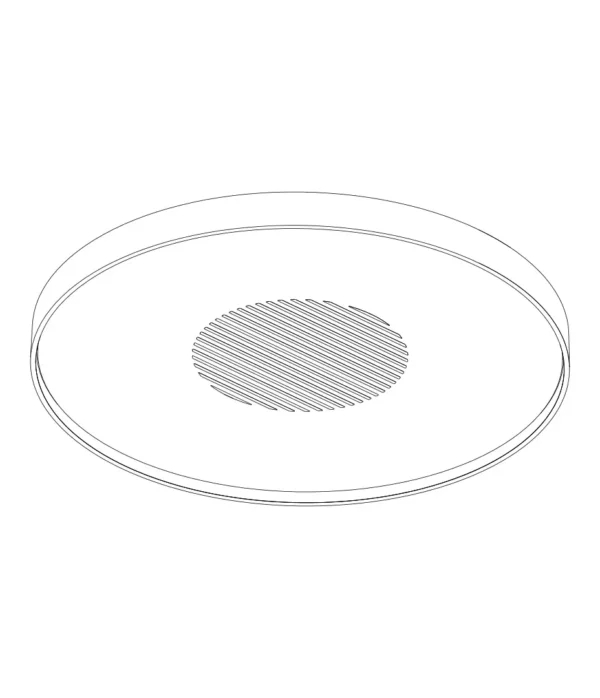 Soffione a controsoffitto ø 300 mm, serie Ninfea by Aquaelite e Alessandro Canepa