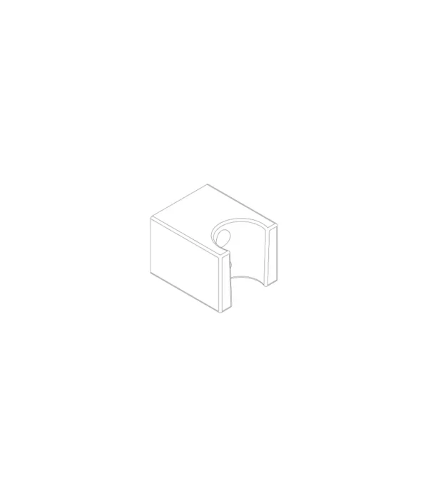 Supporto doccetta fisso by Aquaelite
