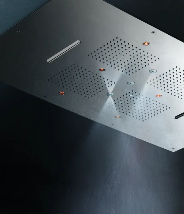 False ceiling shower head 850x540 mm, Rock collection by aquaelite