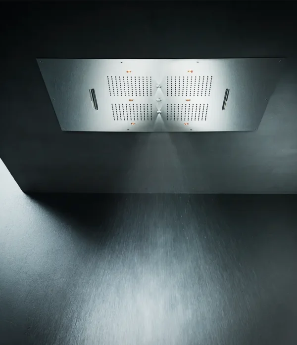 False ceiling shower head 850x540 mm, Rock collection by aquaelite