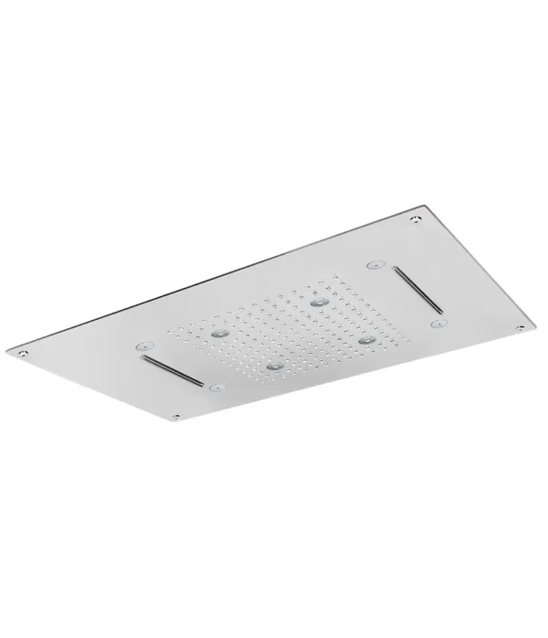False ceiling shower head 700x400 mm, Rock collection by Aquaelite