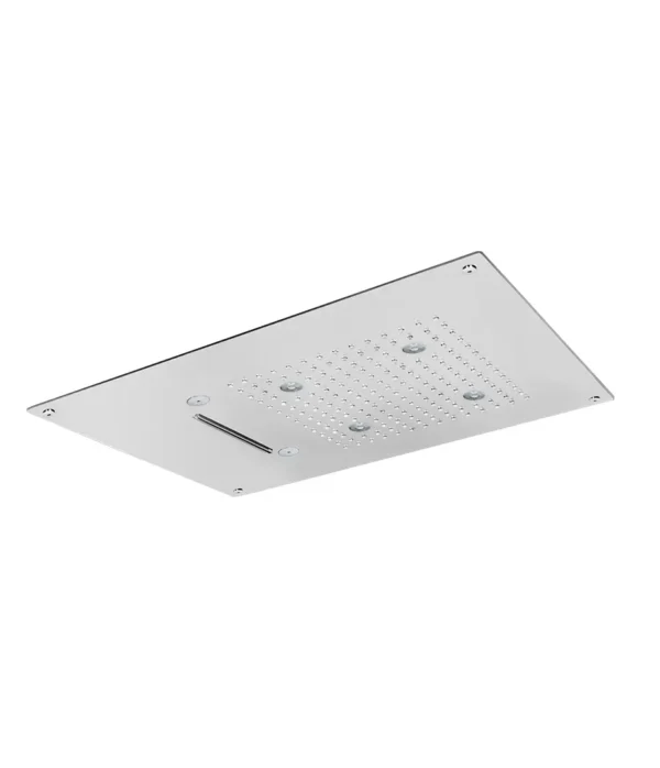 False ceiling shower head 550x400 mm, Rock collection by Aquaelite