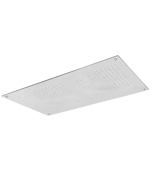 False ceiling shower head 490x350 mm, Rock collection by Aquaelite