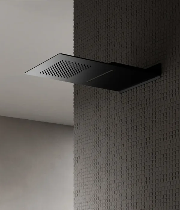 Soffione a parete 480x250 mm // h. 2 mm, serie Minimal by Aquaelite