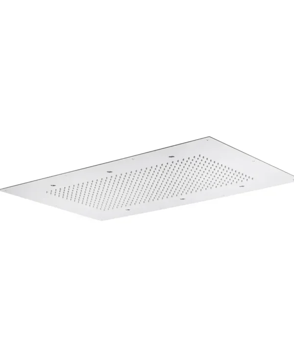 Soffione incasso a controsoffitto 850x540 mm, serie Rock by Aquaelite