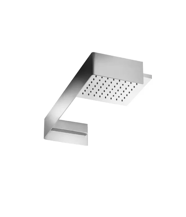 Soffione a parete 500x200 mm con soffione ABS 200x200 mm, serie Club by Aquaelite