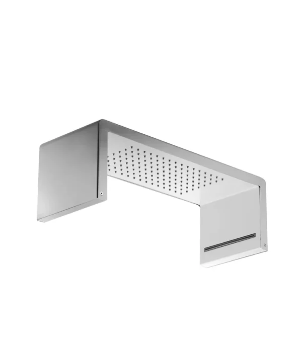 Soffione incasso a controsoffitto 554x202 mm, serie Club by Aquaelite