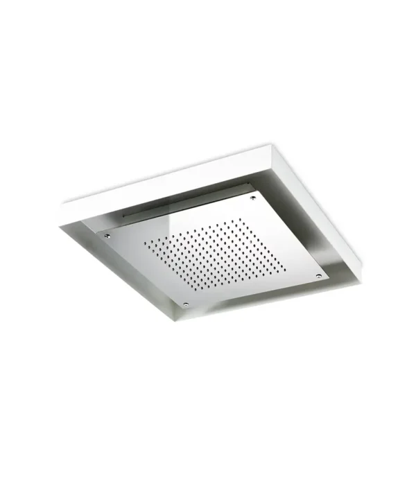 False ceiling shower head 520x520 mm, Modula collection by Aquaelite
