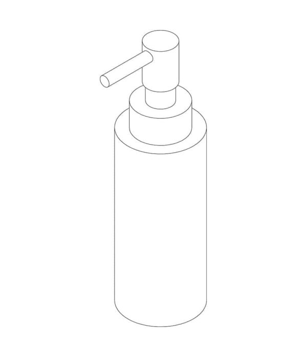 INstile dispenser sapone da appoggio ottone