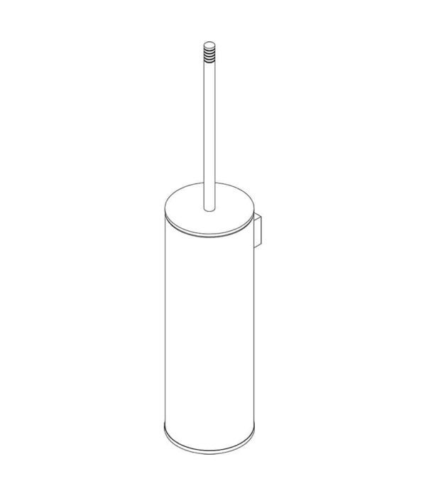 Kino porta scopino da parete inox 316L