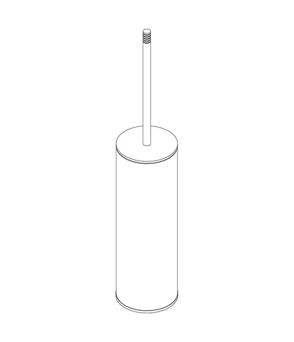 Kino porta scopino da appoggio inox 316L