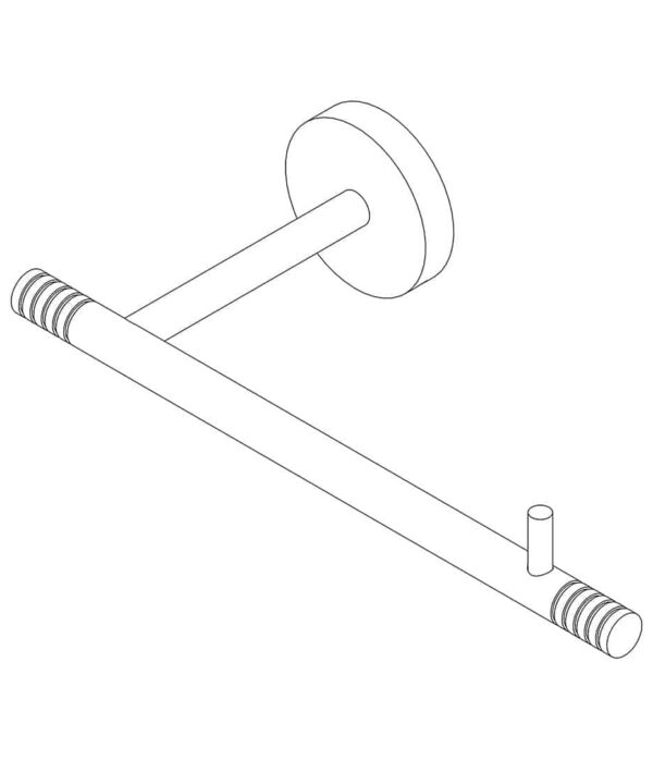 Kino porta rotolo inox 316L