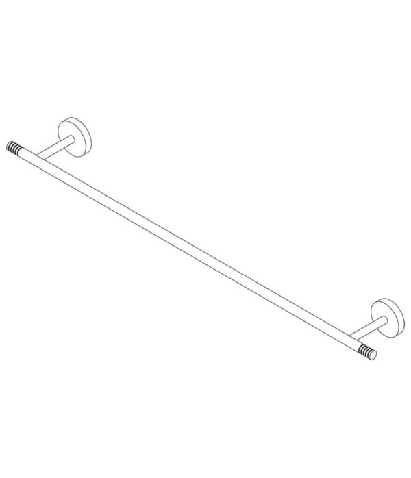 Kino porta asciugamano 450 mm inox 316L