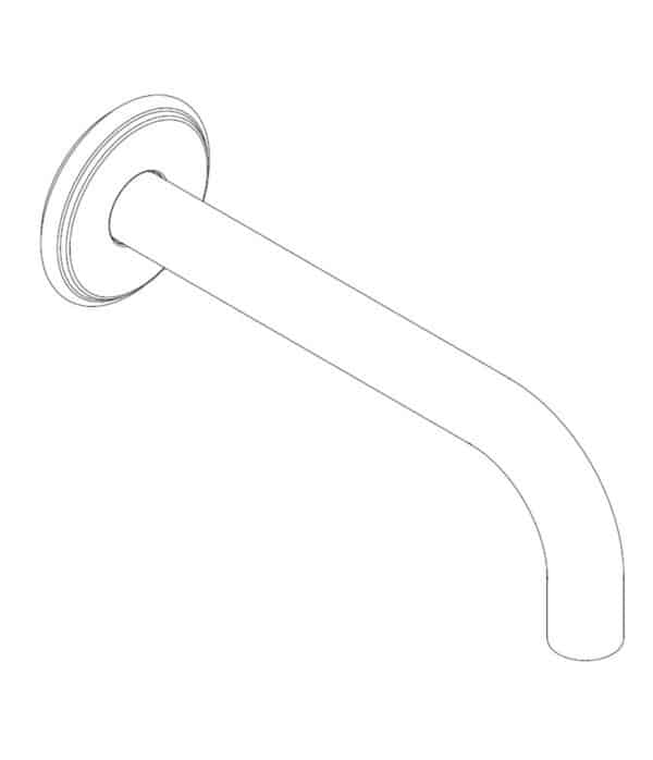 Bocca di erogazione l. 160 mm