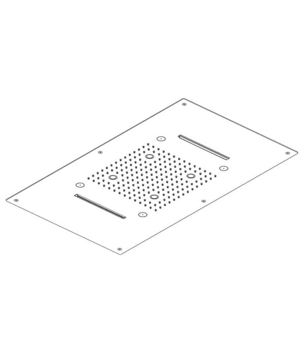 Ceiling shower 700x400 mm