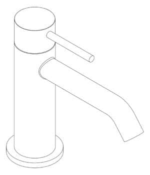 Miscelatore lavabo Ø 34 mm