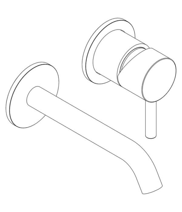 Miscelatore lavabo incasso