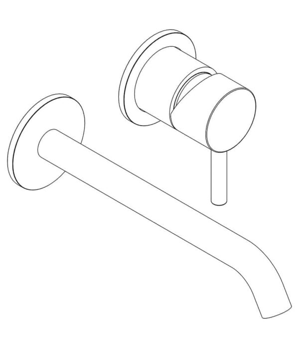 Miscelatore lavabo incasso