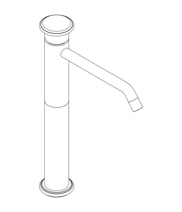 Basin mixer - high