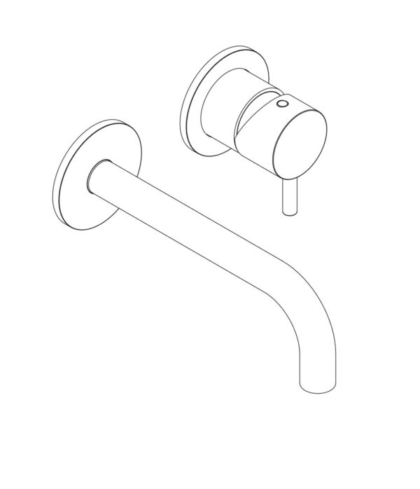 Miscelatore lavabo incasso